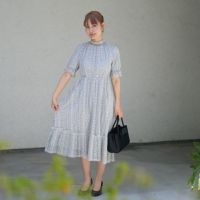 夏の結婚式お呼ばれ冠婚葬祭に。もりのがっこうの大人可愛い総レースのフォーマルドレス