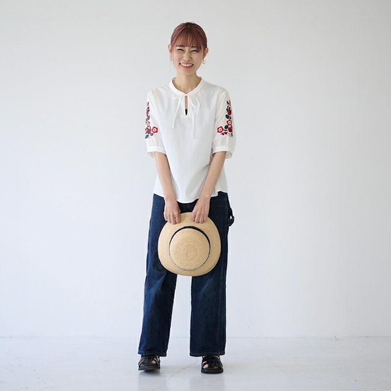 apolina 5-7y 24AW マスタードカラー 刺繍入り キッズ長袖シャツ SS24 studio lookbook – Apolina