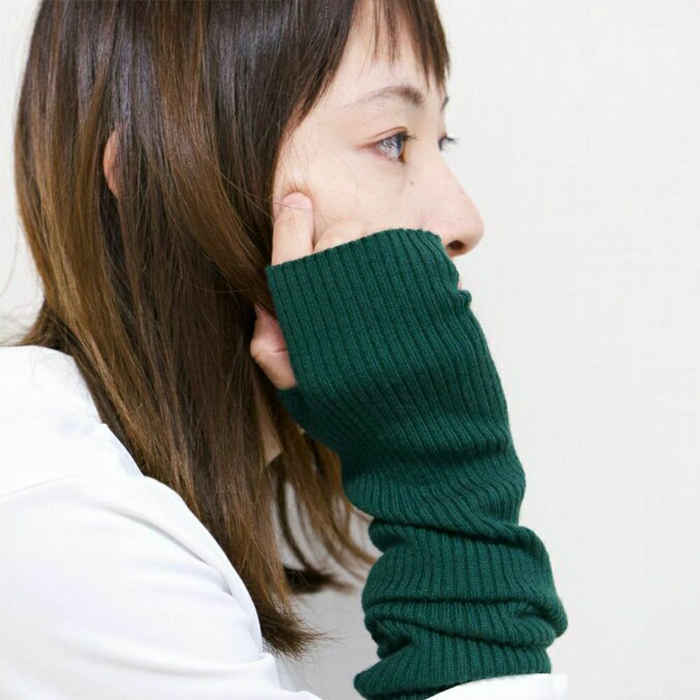 もりのがっこうハンドウォーマー緑グリーン