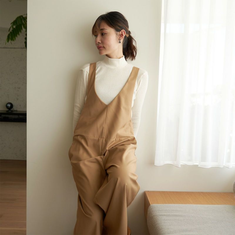 もりのがっこうサロペットパンツキャメル