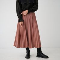 ラメプリーツスカート(ピンクベージュ) | もりのがっこう公式